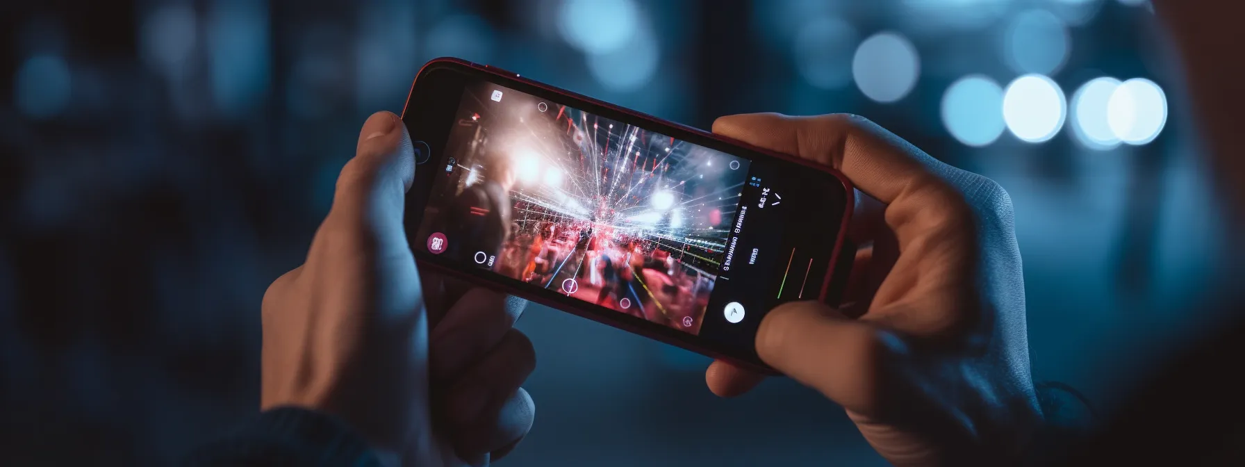 a person using a mobile phone to access a website optimized for mobile seo.