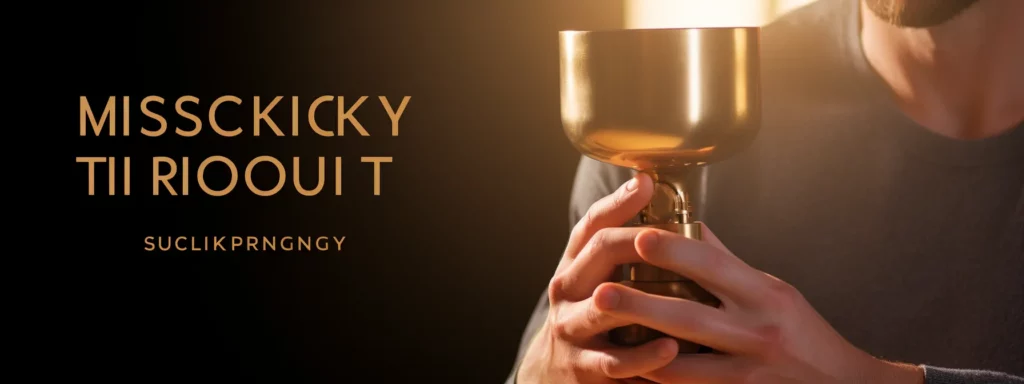 a person holding a trophy with the words "unlocking success through mastering link equity" written on it.