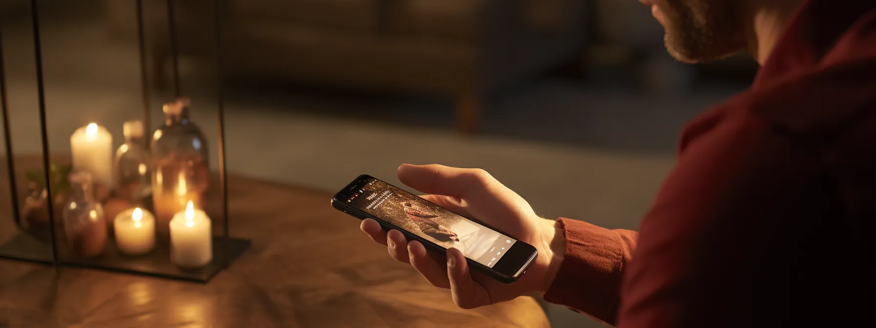 a person using their mobile phone to navigate a mobile-optimized website with a smooth and efficient user interface.
