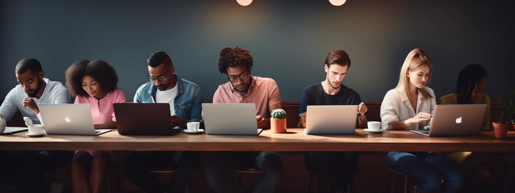 a group of marketers strategically sharing website content across various social media platforms to stimulate organic social shares and enhance domain authority.