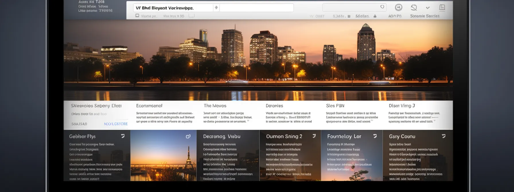 a web page with various elements, such as page titles, subheadings, meta descriptions, url structures, and content body, being optimized with keywords for improved visibility in search results.
