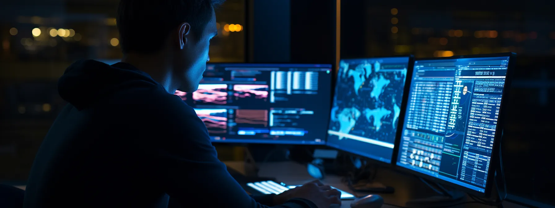 an seo specialist analyzing server logs to improve website's technical seo infrastructure.