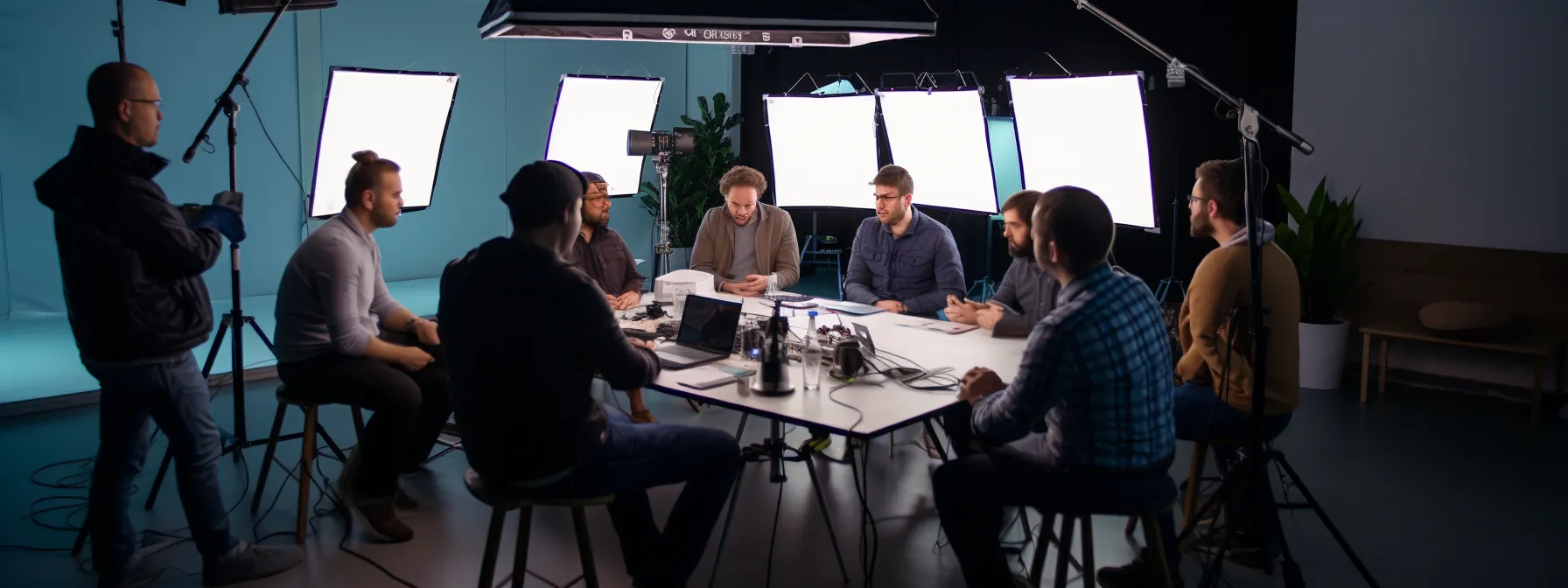 seo professionals and enthusiasts discussing and debunking common myths around seo indexing in a training course.