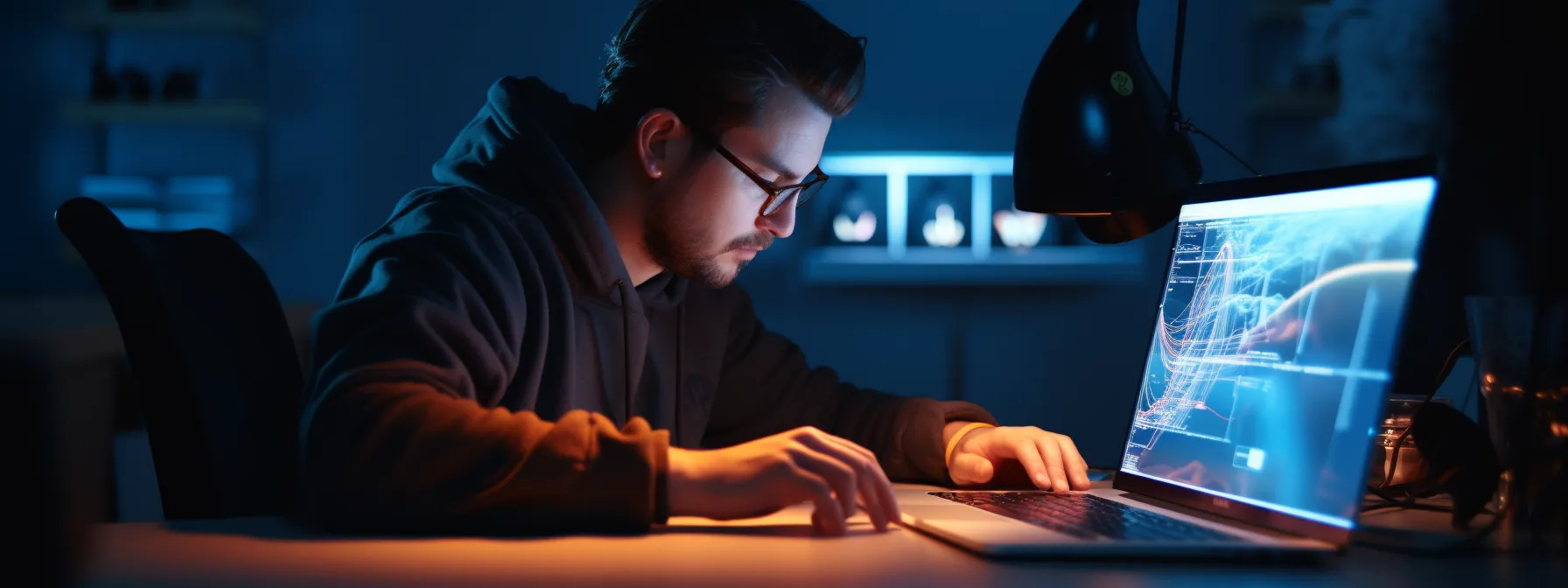 a person attending an advanced seo course by seotheory, learning about link building techniques and strategies.
