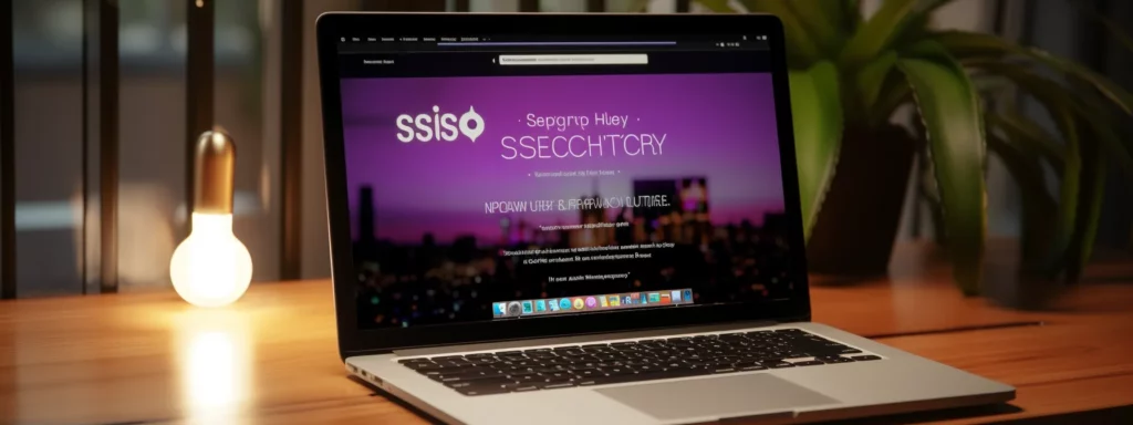 a laptop displaying the seotheory logo with the words "master seo with comprehensive seotheory training courses" written underneath.