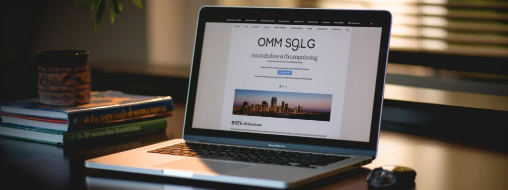 a laptop with a search engine result page displaying the title "mastering seo: the comprehensive guide to learn seo online."