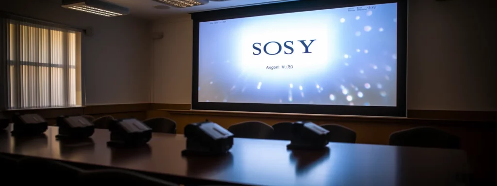 a group of students sitting in a classroom with a projector screen displaying the logo of the top seo training institute.