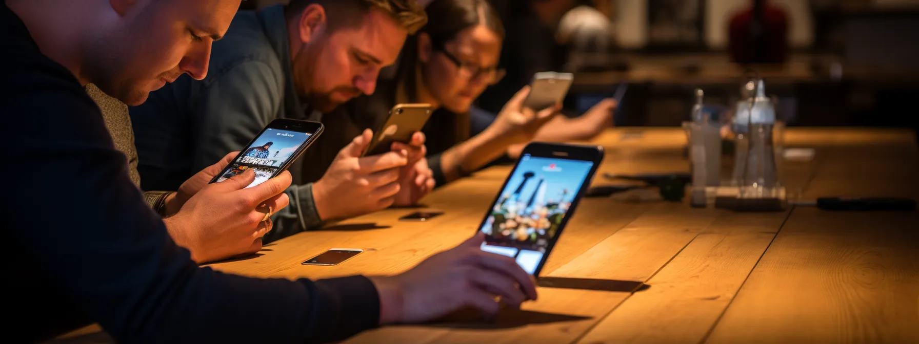 attendees of a mobile seo course receive hands-on instruction on advanced link building techniques using their smartphones and laptops.